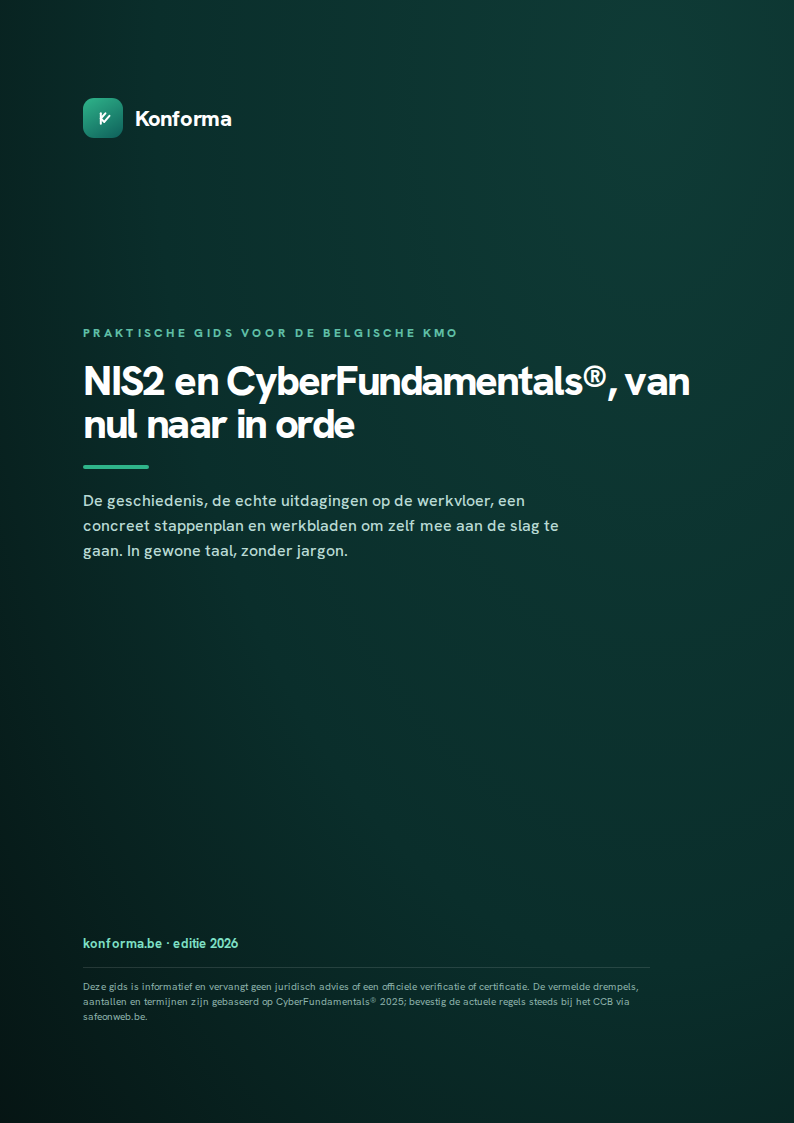 NIS2 en CyberFundamentals®, van nul naar in orde